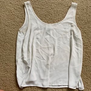 White blouse tank